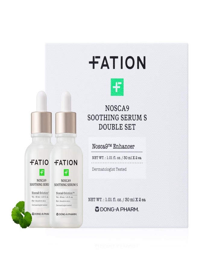 Fation NOSCA9 Soothing Serum S - Rapid Hydrating Calming Serum with 5-Layer Ceramide Complex &Fresh Centella Asiatica, Advanced Barrier Repair for Sensitive Skin Korean Skin Care (2.02 Fl Oz (Pack of 2)) - Image 1