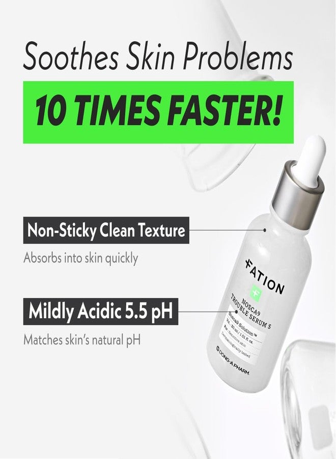 Fation NOSCA9 Soothing Serum S - Rapid Hydrating Calming Serum with 5-Layer Ceramide Complex &Fresh Centella Asiatica, Advanced Barrier Repair for Sensitive Skin Korean Skin Care (2.02 Fl Oz (Pack of 2)) - Image 2