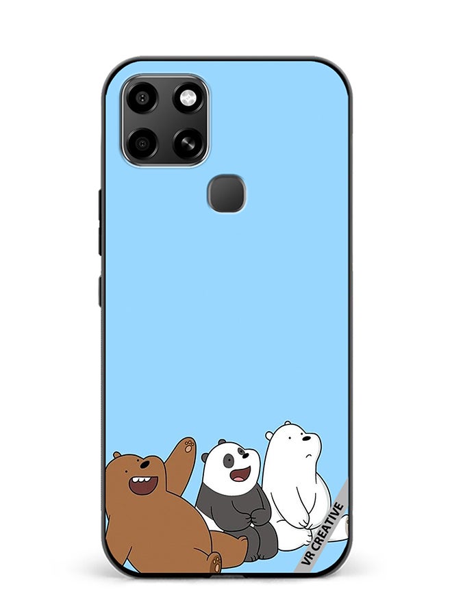 VR CREATIVE Protective Case Cover For Infinix Smart 6 Tom And Jerry Angel Design Multicolour - Image 1