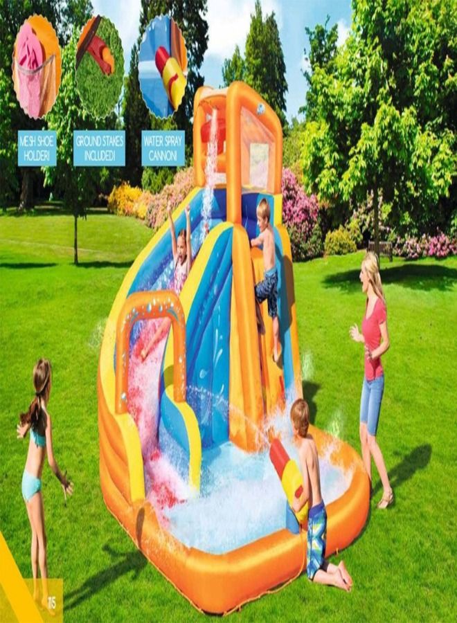 Bestway H2Ogo Huricane Tunnel Blast_Mega Water Park 420X320X260Cm 26-53303 - Image 3