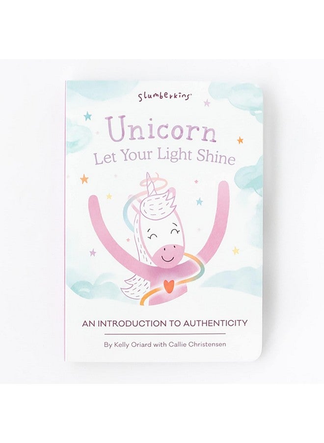 Slumberkins Unicorn Snuggler & 2 Board Books Complete Set Bundle | Promotes Authenticity, Confidence & Healthy Fiendships | Social Emotional Tools for Ages 0+ (Unicorn Snuggler Plush + 2 Board Books) - Image 3