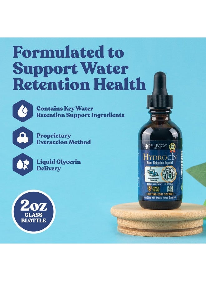Rejuvica Health Hydrocin - Advanced Diuretic Water Retention Support Supplement - Liquid Delivery for Better Absorption - Dandelion, Uva Ursi, Juniper Berry, Celery Seed, Green Tea & More!  - Image 2