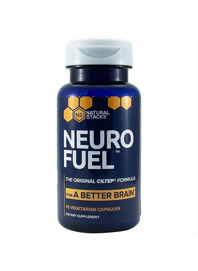 Natural Stacks - Neuro Fuel for a Better Brain Ciltep Formula (45 Vegetarian Capsules) - Image 1