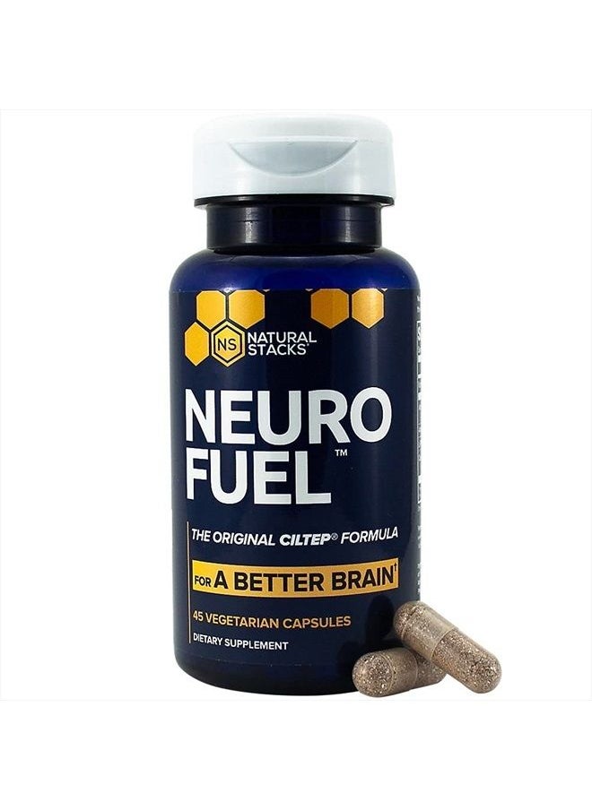 Natural Stacks - Neuro Fuel for a Better Brain Ciltep Formula (45 Vegetarian Capsules) - Image 1