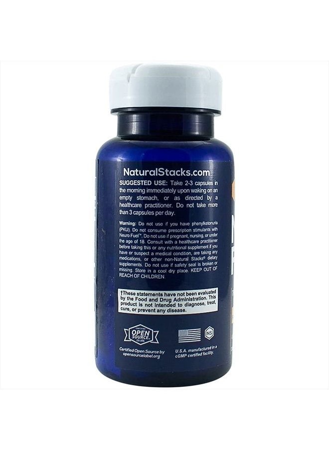 Natural Stacks - Neuro Fuel for a Better Brain Ciltep Formula (45 Vegetarian Capsules) - Image 1