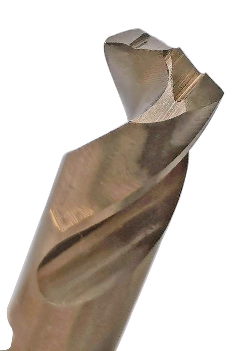 NordWolf 1/2" M35 Cobalt Stubby Drill Bit for Stainless Steel & Hard Metals, with 1/4" Hex Shank for Quick Chucks & Impact Drivers - Image 5