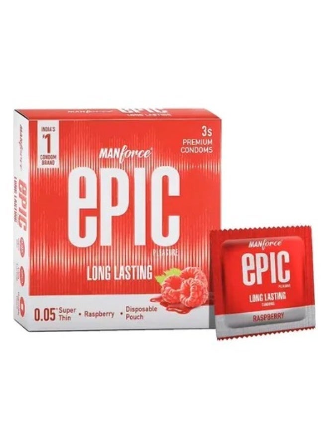 Manforce واقيات ذكريّة – عبوة الأداء بنكهة إيبيك بليجر والتوت – توازن القوة والحساسية - Image 3