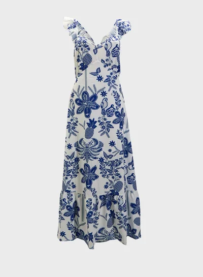 Ella Plus Floral Print Maxi Dress