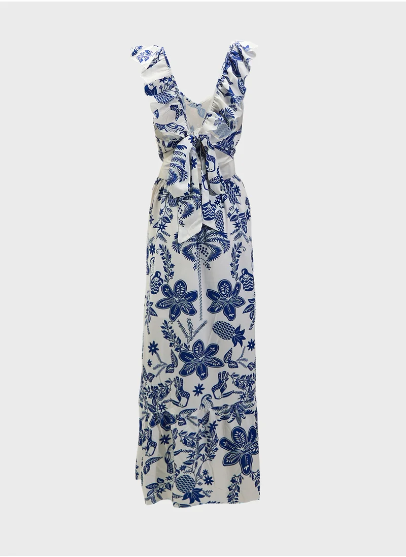 ايلا بلس Floral Printed Dress