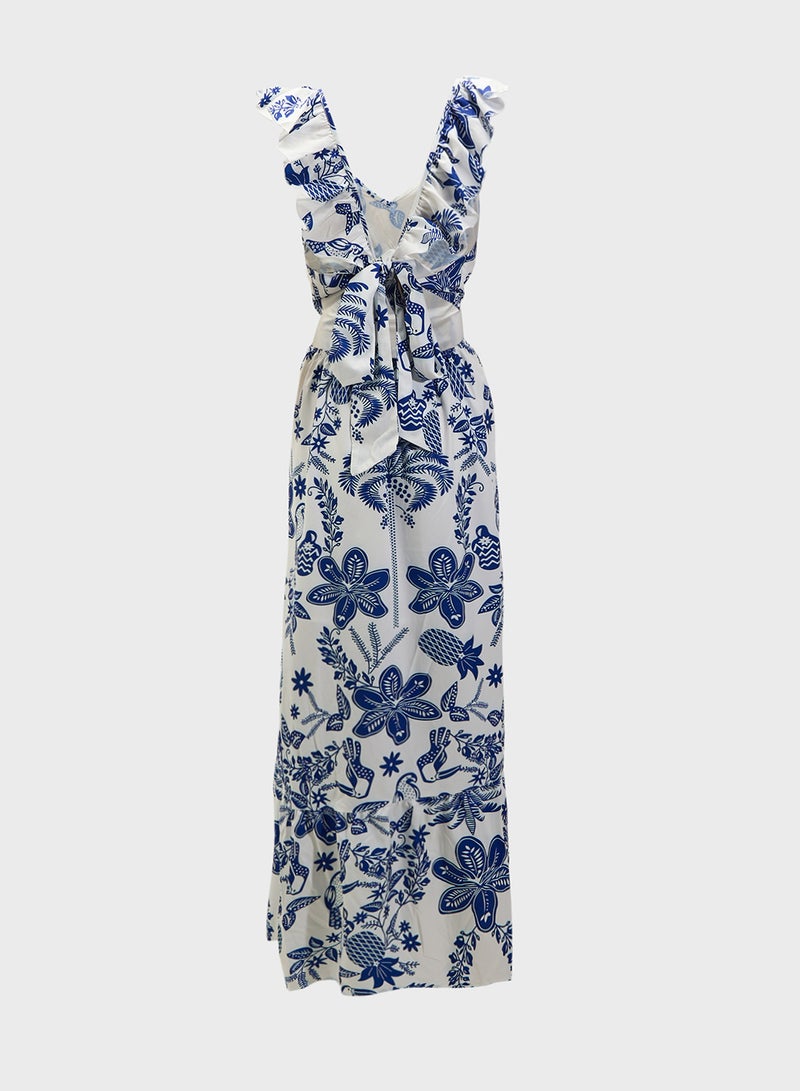 ايلا بلس فستان ماكسي بطبعة زهور - Image 2