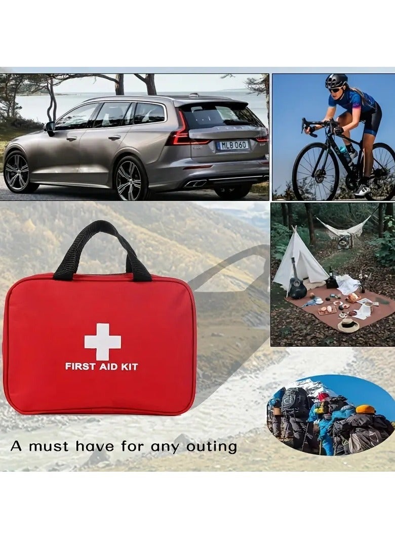 First Aid Portable Universal First Aid Kit - for Home/School/Outdoor Activities/Hiking/Car Travel and Camping - Quick Response First Aid Supplies -151 Pieces - Image 4