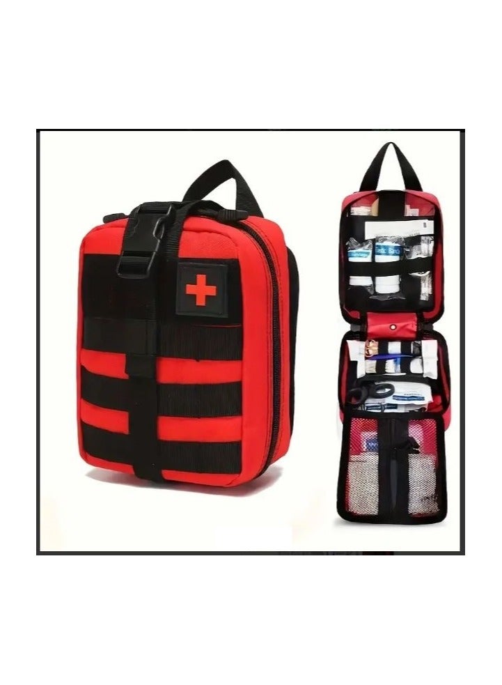 First Aid Portable Universal First Aid Kit - for Home/School/Outdoor Activities/Hiking/Car Travel and Camping - Quick Response First Aid Supplies -151 Pieces - Image 5