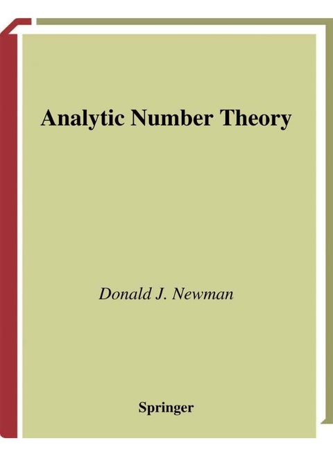 Analytic Number Theory