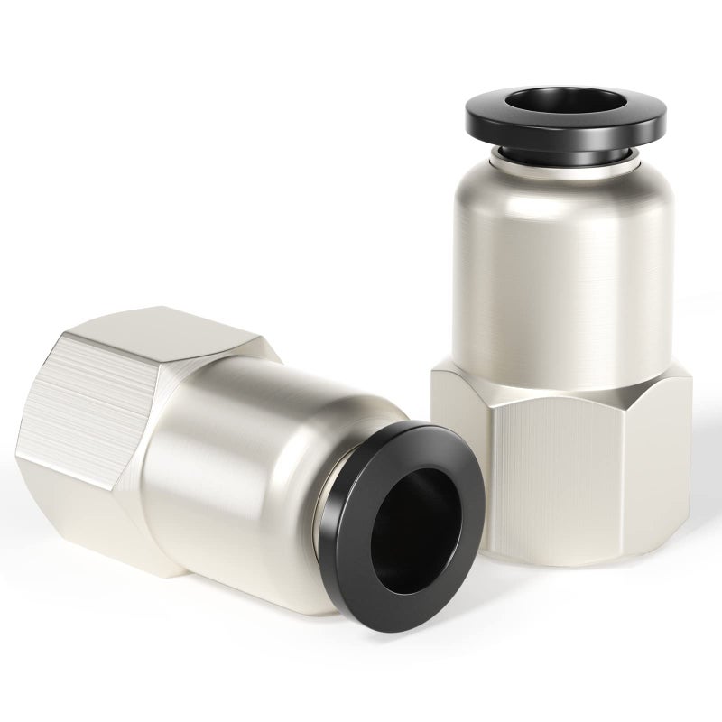 TAILONZ PNEUMATIC Female Straight 14 Inch Tube OD x 18 Inch NPT Thread Push to Connect Fittings PCF14N1Pack of 10 - Image 2