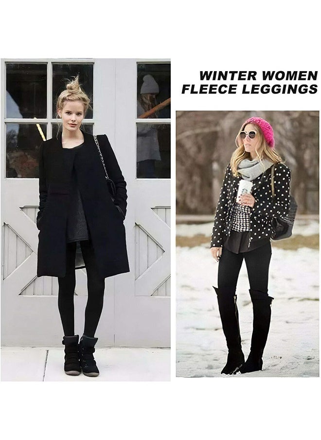 RATSAW - Women's Fleece Lined Leggings Thermal Thick Stretchy Leggings High Waisted Plush Warm Pants Trousers for Ladies - Image 1
