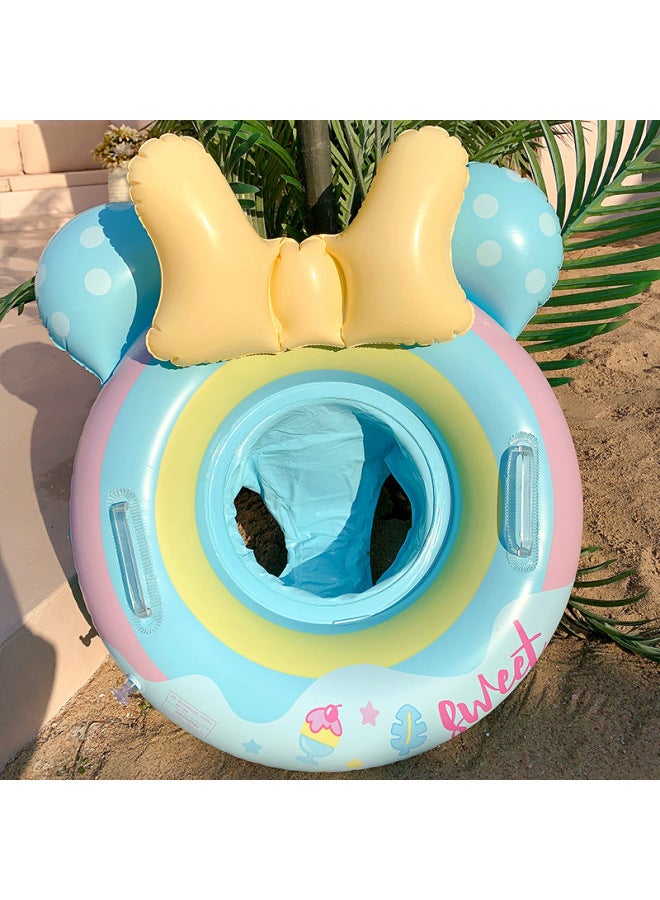 general Pasha Ins Rainbow Nini Children's Sitting Ring Swimming Ring Baby Cartoon Thickened Inflatable Floating Ring-Outer Diameter After Inflation:Swim Ring For Children (3-10 Years)-Inside Diameter After - Image 4