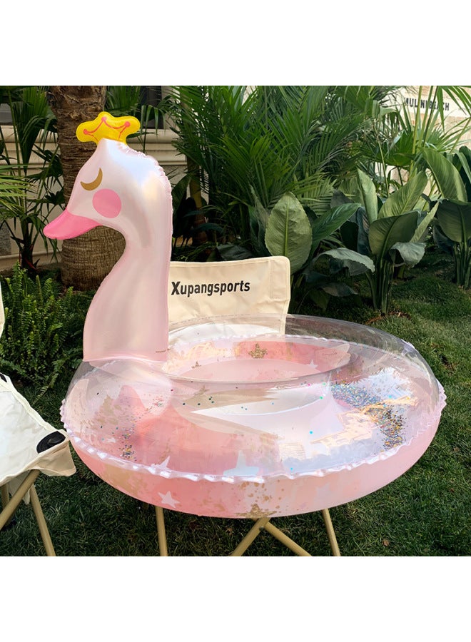general Pasha Ins Rainbow Nini Children's Sitting Ring Swimming Ring Baby Cartoon Thickened Inflatable Floating Ring-Outer Diameter After Inflation:Swim Ring For Children (3-10 Years)-Inside Diameter After - Image 1