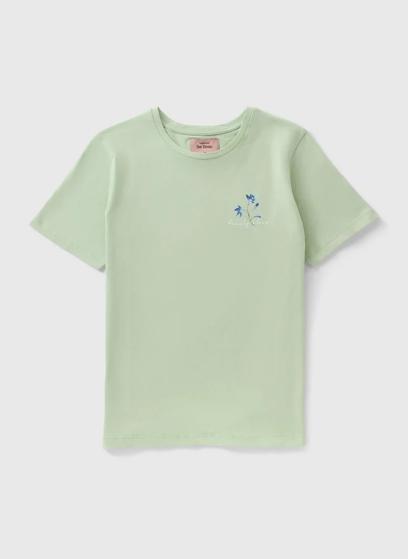 Matalan Green Flower Pyjama Top