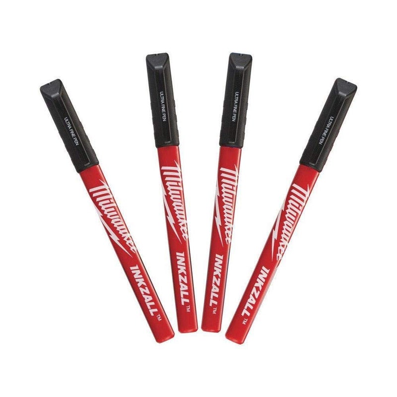 Milwaukee PEN FINE POINT ULTRA BLACK 4PK 48-22-3164 - Image 3