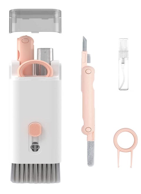 Laptop Cleaner, 7 in 1 Keyboard Cleaner Set, Computer MacBook Earphone Cleaning Kit, Tablet and Screen Dust Brush Including Soft Sweep