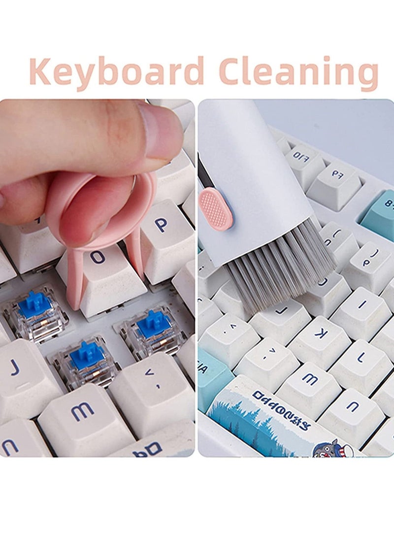 YQbest - Laptop Cleaner, 7 in 1 Keyboard Cleaner Set, Computer MacBook Earphone Cleaning Kit, Tablet and Screen Dust Brush Including Soft Sweep - Image 1