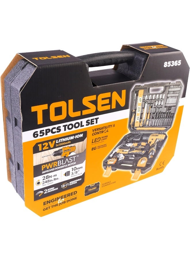 TOLSEN تولسن - جهاز ضغط الصفائح بالبنزين، 86102، 5.5 حصان، 60 كجم - Image 2