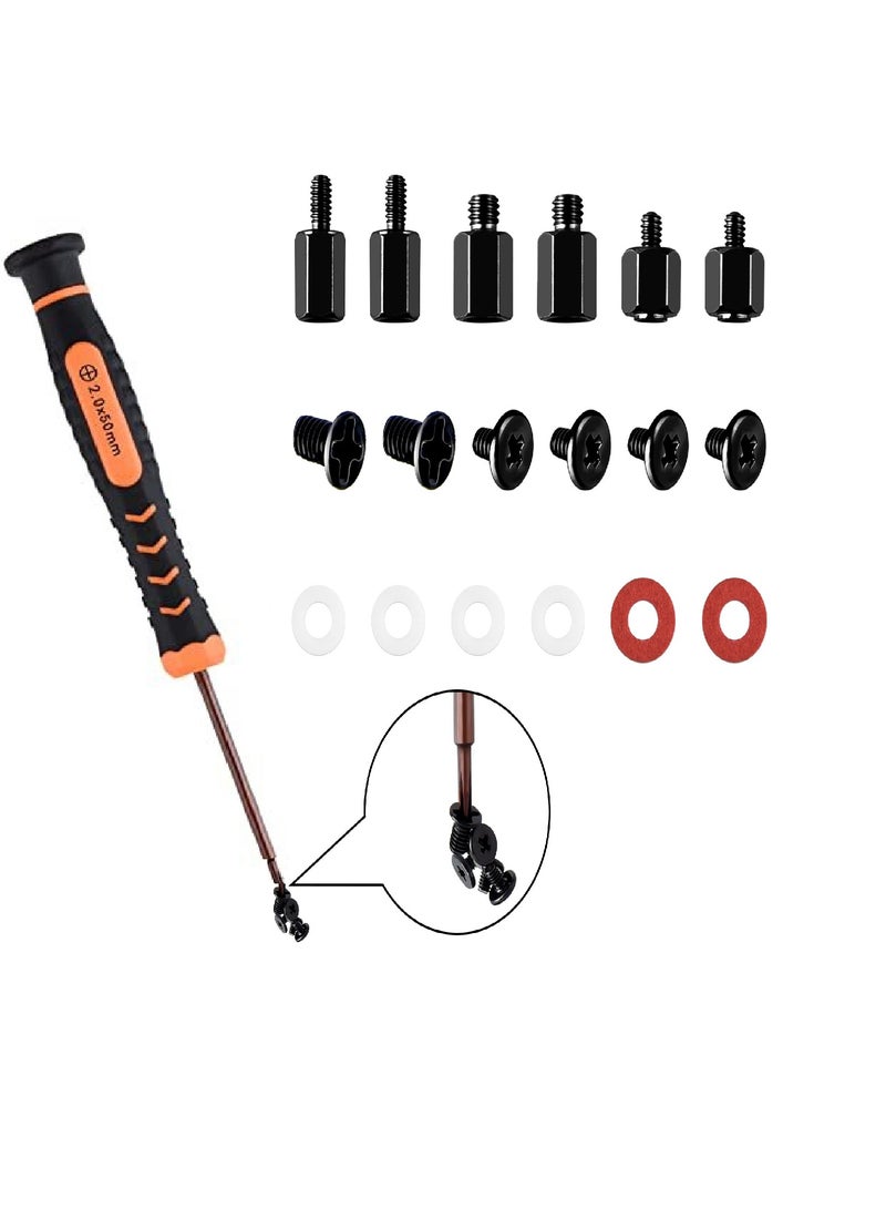 Chabeia M.2 SSD Screws Kit，Nvme M2 Screws Suitable for PS5 ASUS MSI Gigabyte NGFF Motherboard - Image 1