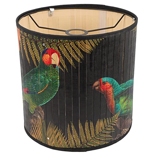 Uonlytech Retro Lampshade 1181In Decorative Drum Ceiling Lamp Shade with Delicate Pattern for Restaurant Bar Pendant Floor and Table Lamps - Image 1
