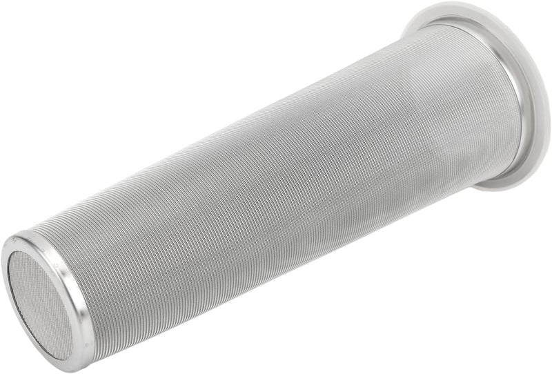 304 Stainless Steel Cold Brew Coffee Filter Cone Mesh with White Rubber Seal, Reusable Coffee Brew Infuser for Iced Coffee Tea and Fruit Infusions (8 * 21cm) - Image 4