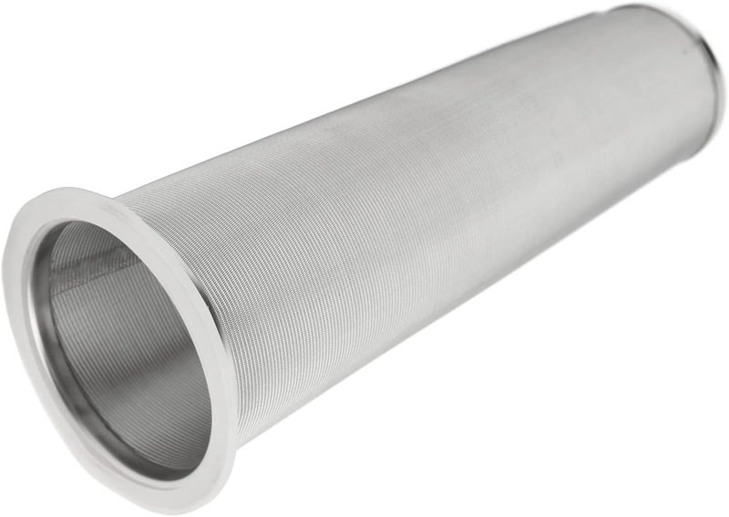 304 Stainless Steel Cold Brew Coffee Filter Cone Mesh with White Rubber Seal, Reusable Coffee Brew Infuser for Iced Coffee Tea and Fruit Infusions (8 * 21cm) - Image 5