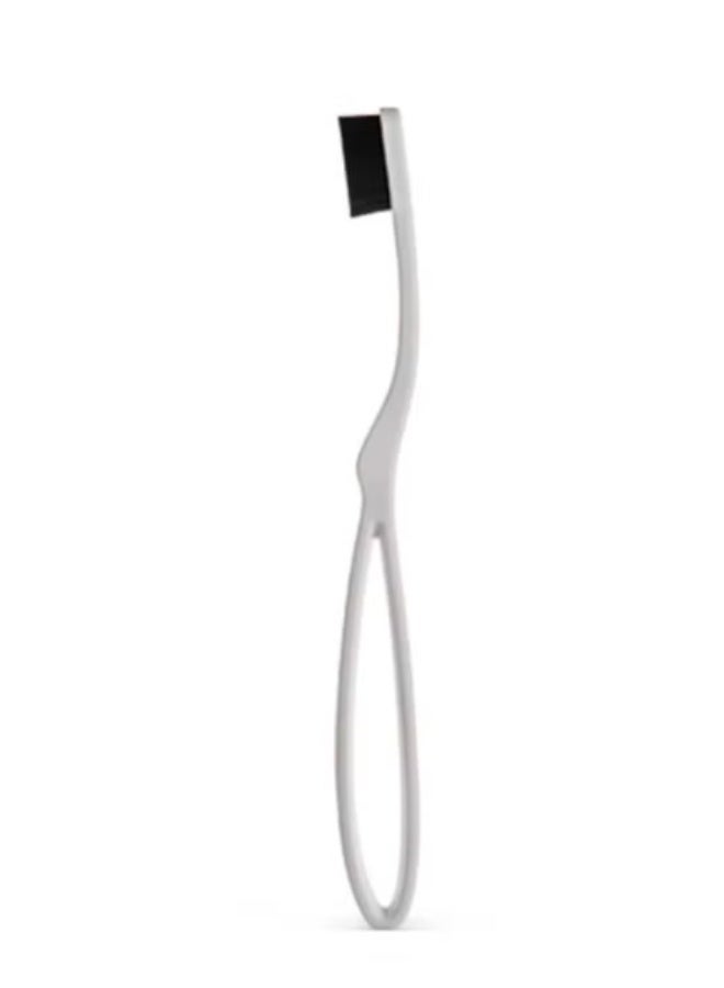Eco Ergonomic Toothbrush with Extra Soft Bristles, White