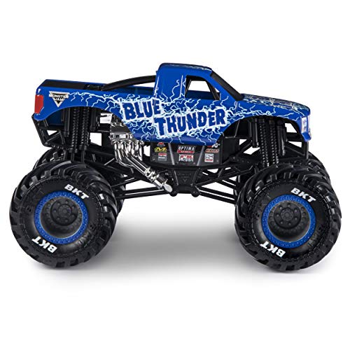 Monster Jam, Official Blue Thunder Monster Truck, Die-Cast Vehicle, 1: 24 Scale - Image 2