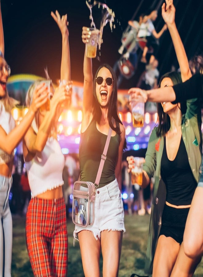 PACKISM Clear Bag Stadium Approved, Clear Purse with Adjustable Shoulder Strap for Sports - Image 3