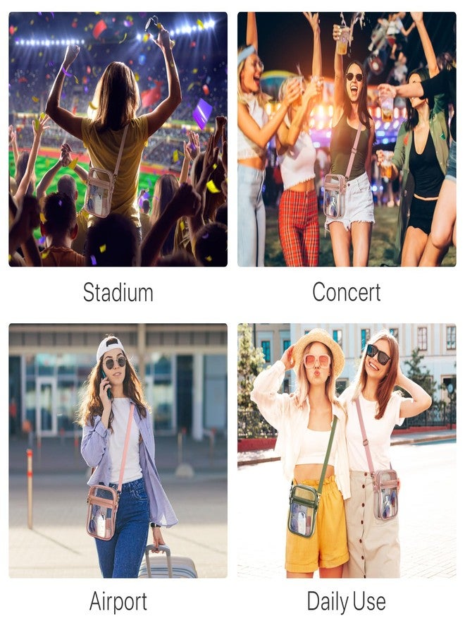 PACKISM Clear Bag Stadium Approved, Clear Purse with Adjustable Shoulder Strap for Sports - Image 2