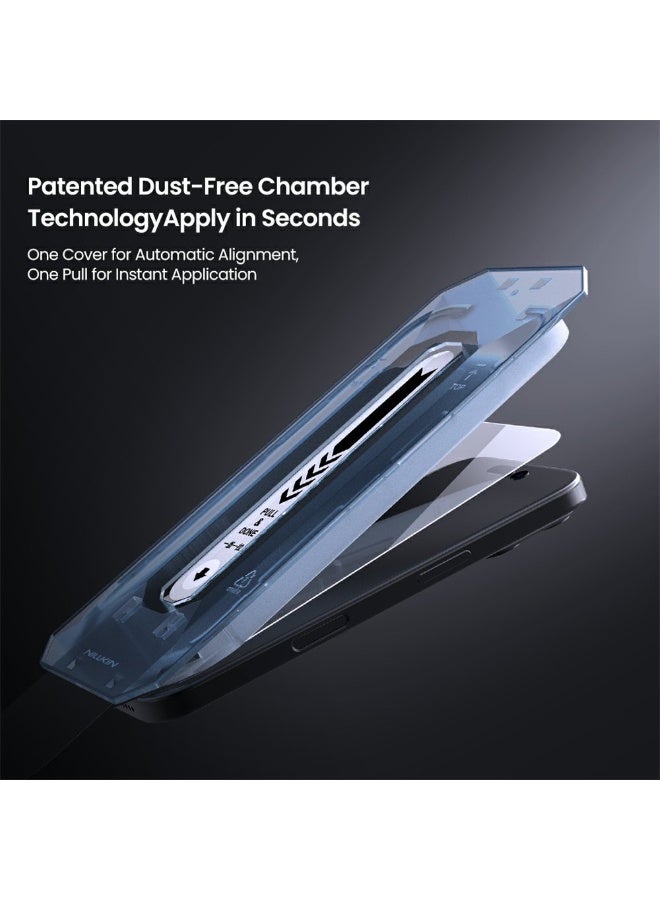 AMROAH for iPhone 17 Pro Max Screen Protector 9H Anti-Scratch Tempered Glass Film - Image 4