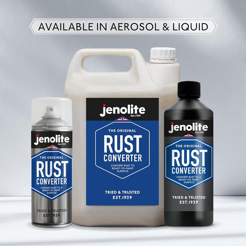 JENOLITE محول الصدأ السائل | 500 مل | مثبط الصدأ وعلاجه | علاج للمعادن | محول للسيارات | يحول إلى سطح مستقر ومعبأ وجاهز للطلاء مساحات ضيقة وواسعة - Image 5
