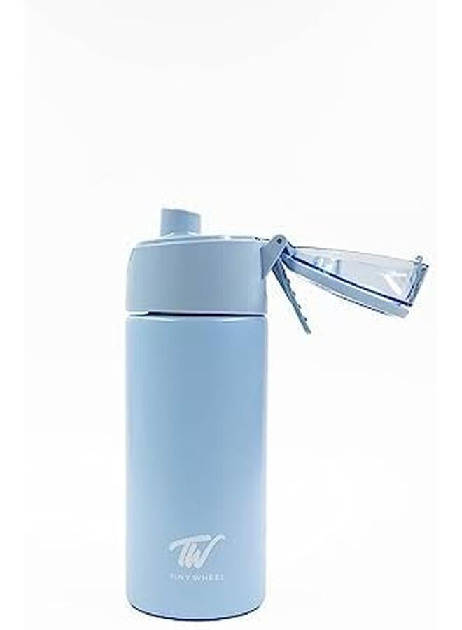 TINY WHEEL Stainless Steel Spray Bottle 400 Ml Capacity Baby Blue - Image 3