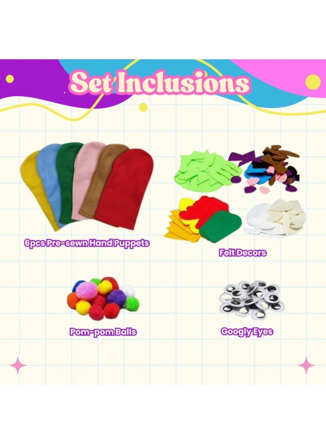 المنزل الذكي هوم سمارت مجموعة صنع الدمى للأطفال الصغار. مجموعة من 38 قطعة من دمى يدوية الصنع، مخيطة مسبقًا، وديكور من اللباد، وكرات صوفية، وعيون متحركة، مثالية للهدايا. - Image 3