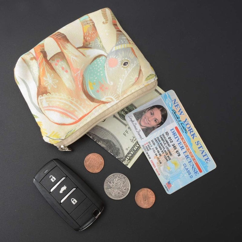 ARRIZO Women and Girls Cute Fashion Coin Purse Wallet Bag Change Pouch Key Holder - Image 5