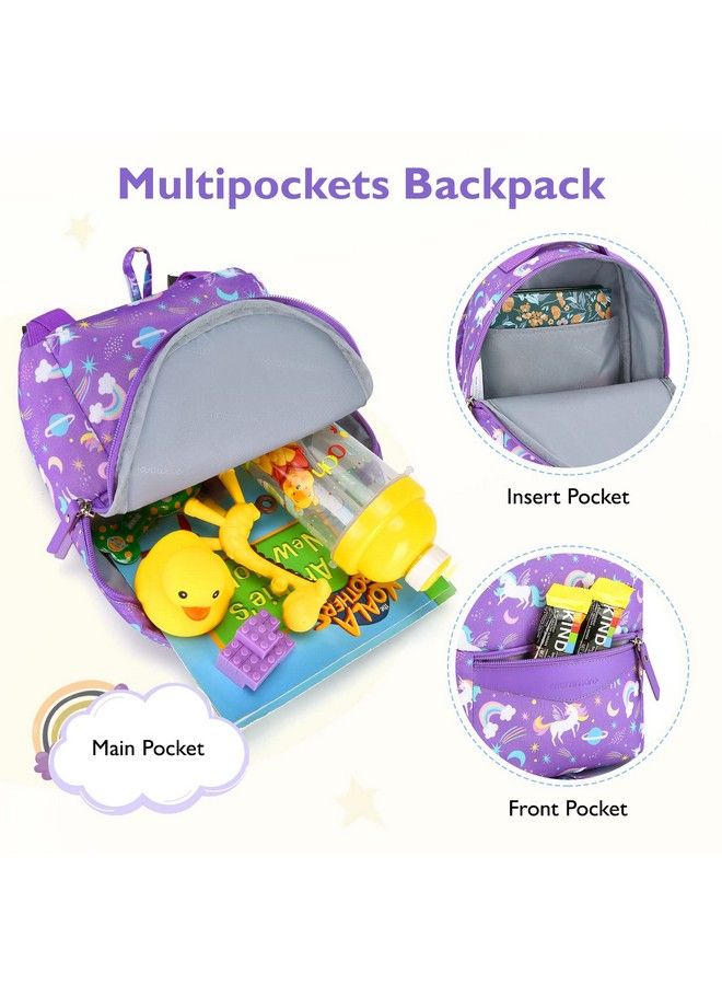 MOMMORE Fashion Toddler Backpack Travel Kids Backpack With Small Toddler Leash Unicorn Preschool Backpack  - Image 4