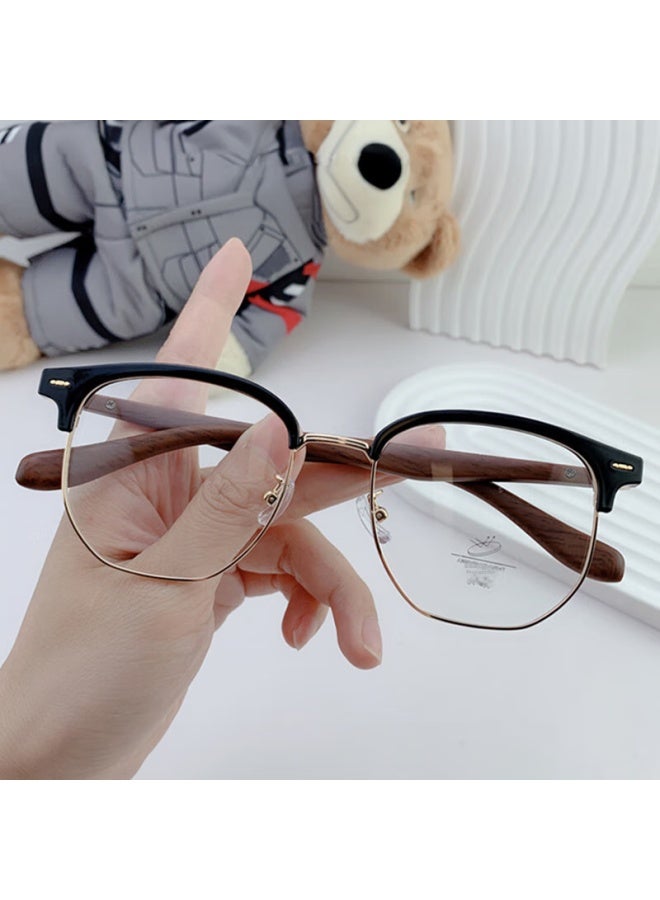 Boshide Anti-blue Light Gl, Anti-radiation Gl, Unpolarized Non-prescription Gl For Men And Women, Phone And Computer Eye Protection Gl, Black And Gold Color - Image 5