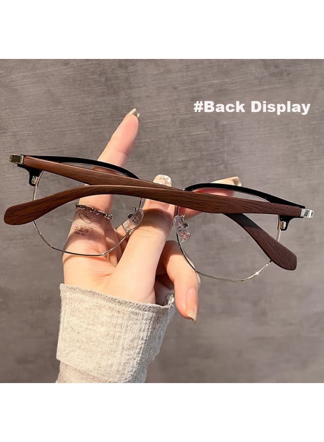 Boshide Anti-blue Light Gl, Anti-radiation Gl, Unpolarized Non-prescription Gl For Men And Women, Phone And Computer Eye Protection Gl, Black And Gold Color - Image 4