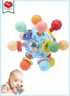 Baby Montessori Sensory Toys for 0-6 6-12 Months, Food Grade Teething Toys for Babies 0 3 6 9 12 18 Months, Newborn Infant Learning Developmental Toys Gifts for 1 2 Year Old Boys Girls