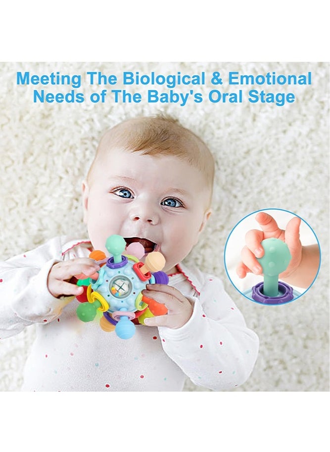 LO.BABY.VE - Baby Montessori Sensory Toys for 0-6 6-12 Months, Food Grade Teething Toys for Babies 0 3 6 9 12 18 Months, Newborn Infant Learning Developmental Toys Gifts for 1 2 Year Old Boys Girls - Image 1