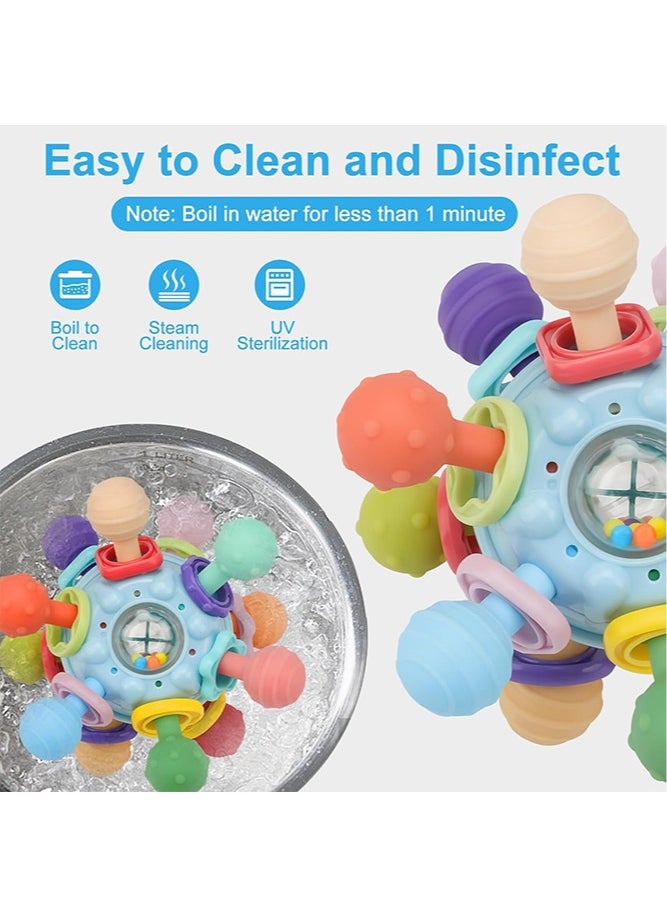 LO.BABY.VE - Baby Montessori Sensory Toys for 0-6 6-12 Months, Food Grade Teething Toys for Babies 0 3 6 9 12 18 Months, Newborn Infant Learning Developmental Toys Gifts for 1 2 Year Old Boys Girls - Image 1
