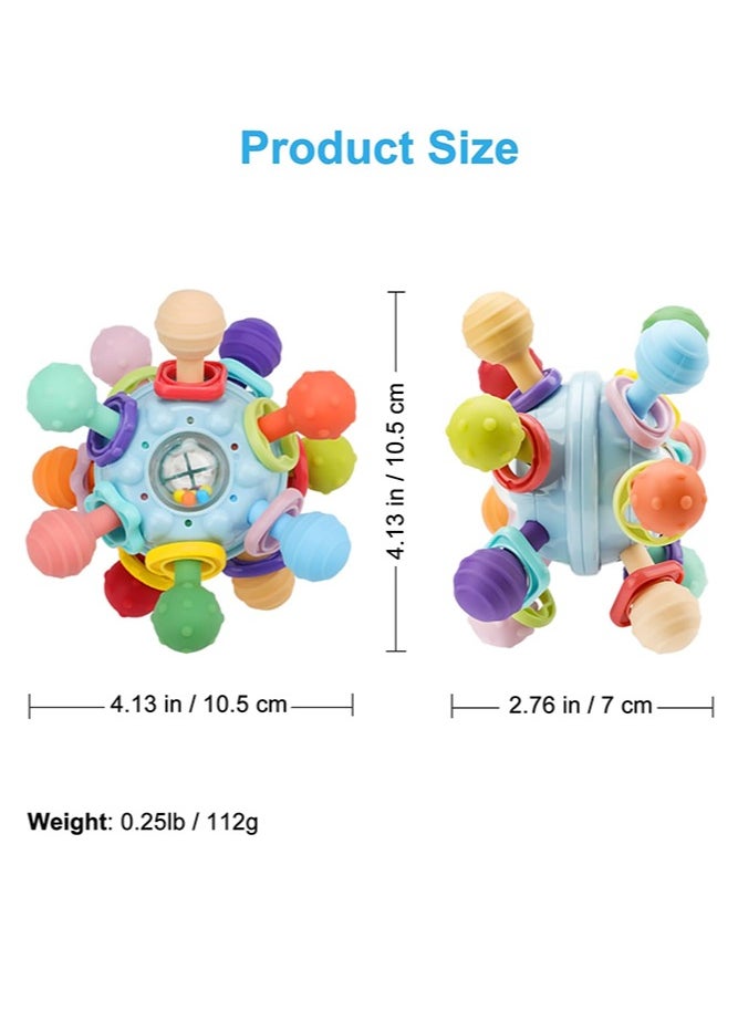 LO.BABY.VE - Baby Montessori Sensory Toys for 0-6 6-12 Months, Food Grade Teething Toys for Babies 0 3 6 9 12 18 Months, Newborn Infant Learning Developmental Toys Gifts for 1 2 Year Old Boys Girls - Image 1