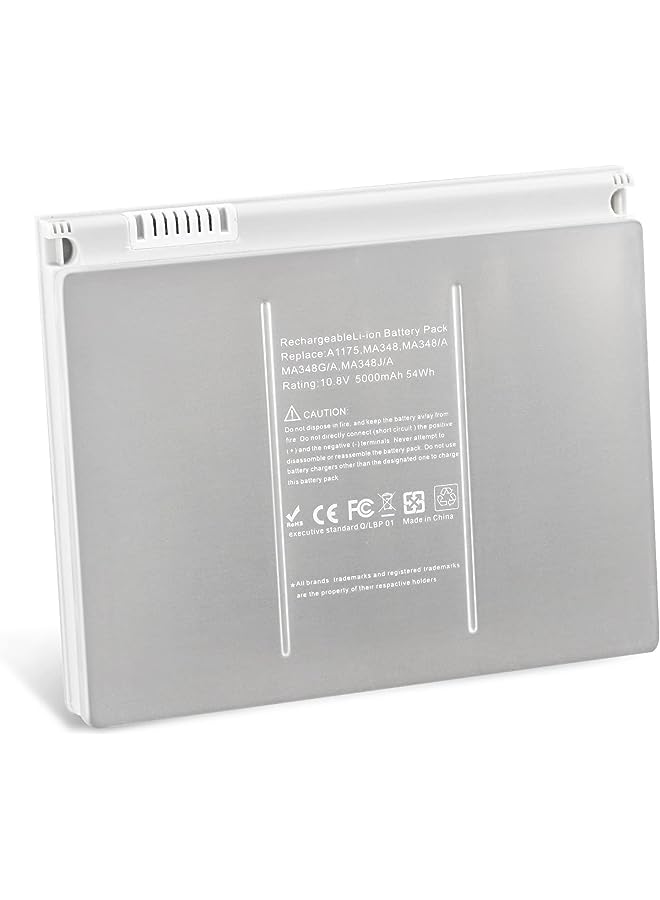 ZTHY A1175 Laptop Battery Replacement For Macbook Pro 15" Early 2006 Late 2006 Mid 2007 Late 2007 Early 2008 A1260 A1211 A1226 A1150 Mb133Xa Mb133Lla Ma348 Ma348Ga Ma348Ja Ma348Lla Mb134Xa 5000Mah - Image 1