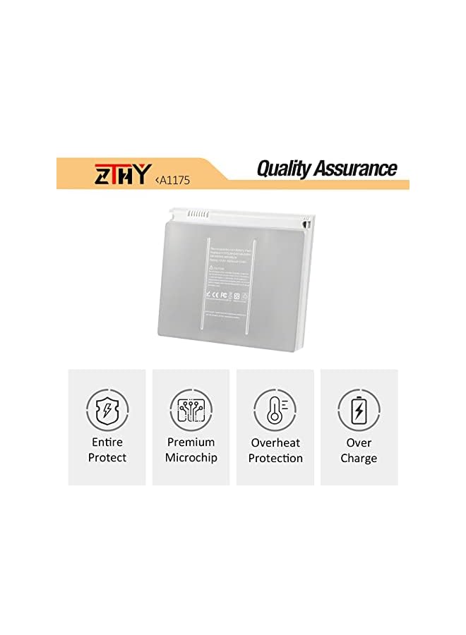 ZTHY A1175 Laptop Battery Replacement For Macbook Pro 15" Early 2006 Late 2006 Mid 2007 Late 2007 Early 2008 A1260 A1211 A1226 A1150 Mb133Xa Mb133Lla Ma348 Ma348Ga Ma348Ja Ma348Lla Mb134Xa 5000Mah - Image 3
