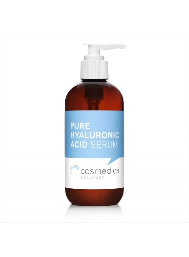 Cosmedica Skincare سيروم حمض الهيالورونيك للبشرة 100% نقي - سيروم مضاد للشيخوخة - ترطيب مكثف + رطوبة، غير دهني، خالي من البارابين حمض الهيالورونيك لوجهك 8 أونصات - Image 1