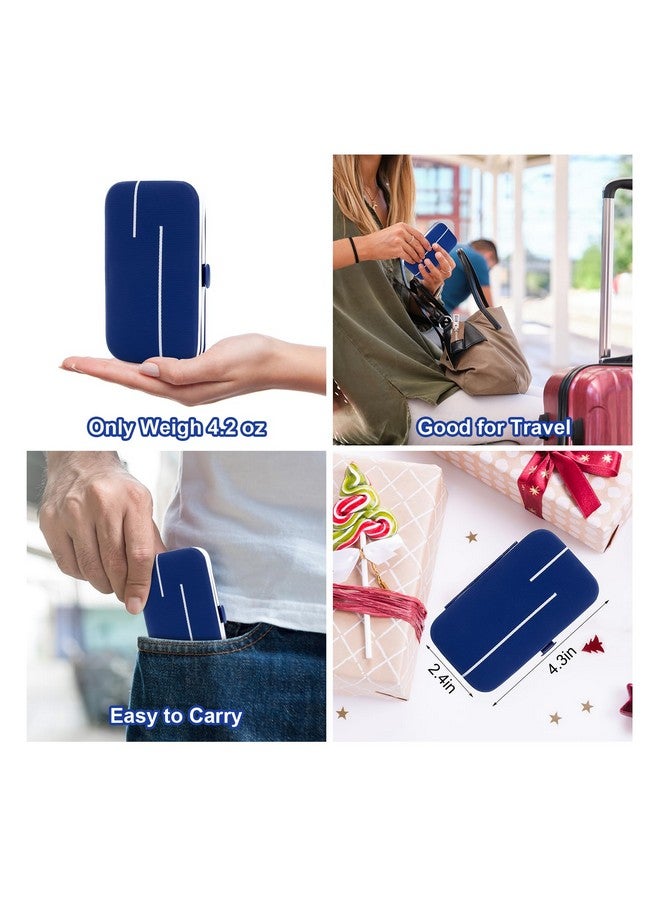 LifHap Manicure Set For Fathers Giftsstainless Steel Nail Care Setprofessional 7 In 1 Ingrown Toenail Clipper Grooming Toolpedicure Kit & Toe Nail Cutter For Men Dad Husband(Blue) - Image 5